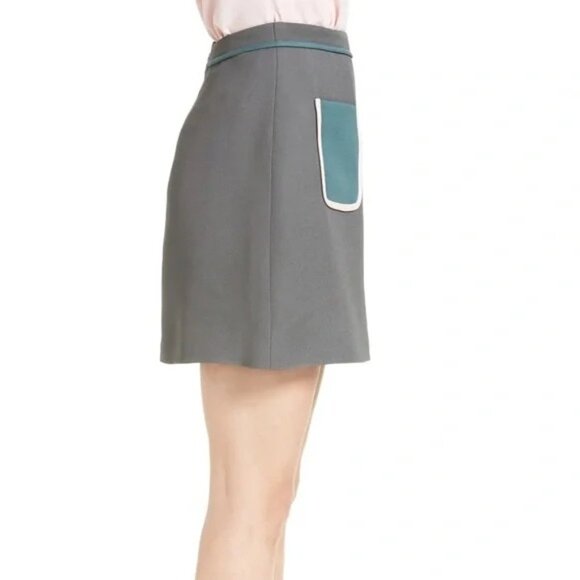 Ted Baker Naira Contrast Pocket Mini Skirt - Picture 2 of 8